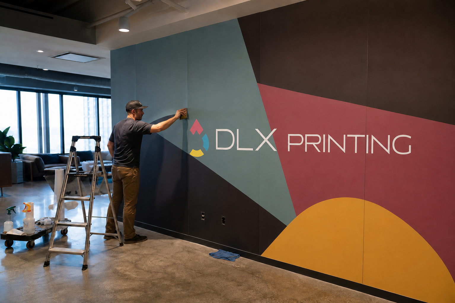 DLX Workplace Mural